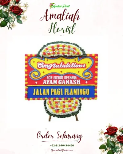 Bunga Papan Congratulation di Pajalesang